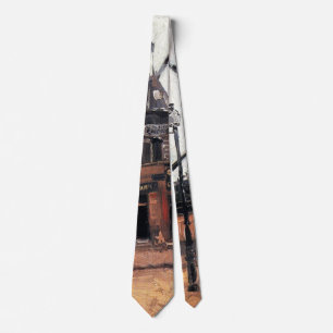 Le Moulin de la Galette by Vincent van Gogh Tie