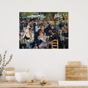 Le Moulin de la Galette Renoir Poster