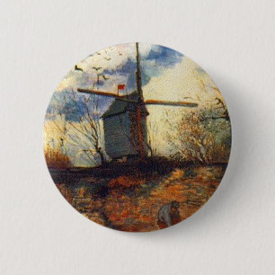 Le Moulin de la Galette Van Gogh 6 Cm Round Badge