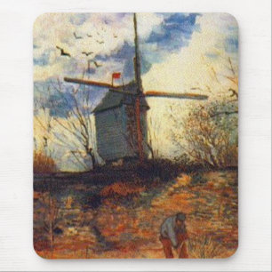 Le Moulin de la Galette Van Gogh Mouse Mat