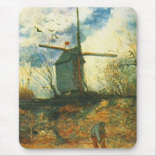 Le Moulin de la Galette Van Gogh Mouse Mat