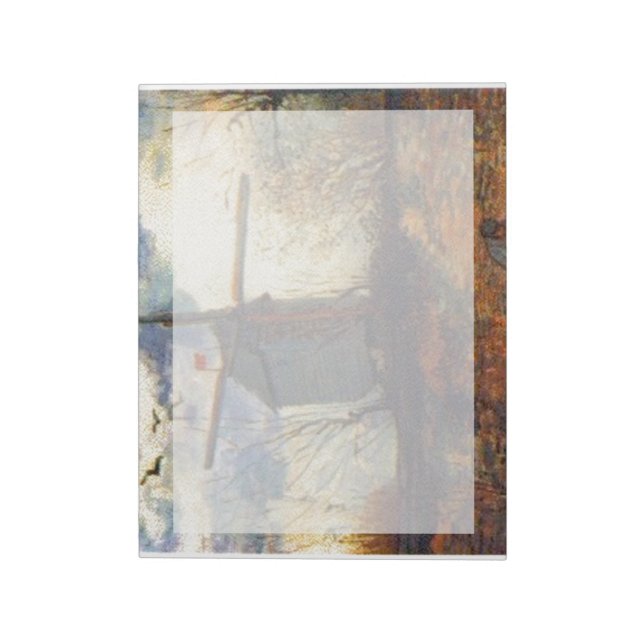 Le Moulin de la Galette Van Gogh Notepad (Rotated)