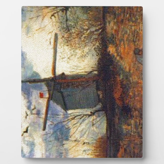 Le Moulin de la Galette Van Gogh Plaque (Front)