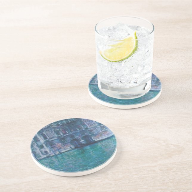 Le palais da Mula Claude Monet   Coaster (Side)