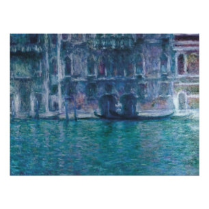 Le palais da Mula Claude Monet  Poster