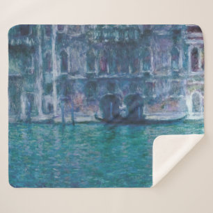 Le palais da Mula Claude Monet  Sherpa Blanket