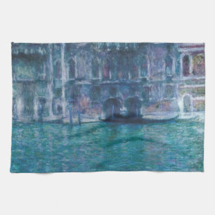 Le palais da Mula Claude Monet Tea Towel