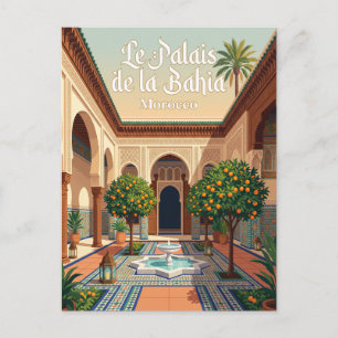 Le Palais de la Bahia Morocco Postcard