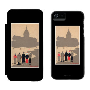 Le Pantheon Art Deco SceneParis, France Incipio Watson™ iPhone 5 Wallet Case