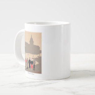 Le Pantheon Art Deco SceneParis, France Large Coffee Mug