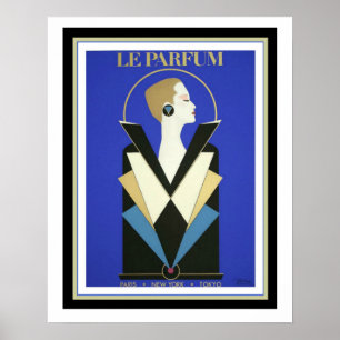Le Parfum Art Deco  Poster 16+ x 20