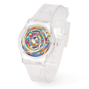 Le Paris Fashion School Abstract Deco Delight Watch