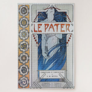 Le Pater Cover by Alphonse Mucha Jigsaw Puzzle