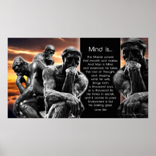 Le Penseur - The Thinker Poster