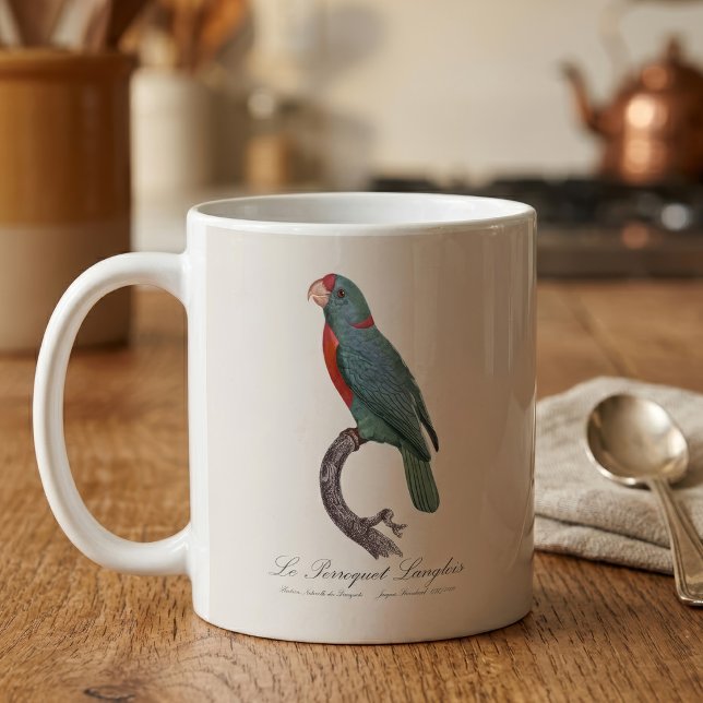 Le Perroquet Langlois by Jacques Barraband Coffee Mug (Le Perroquet Langlois by Jacques Barraband. Coffee Mug)
