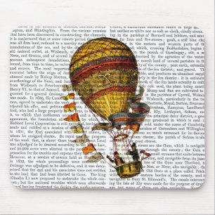 Le Pilote Hot Air Balloon Mouse Mat