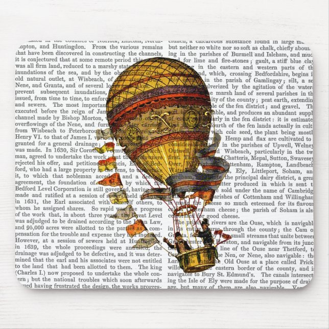 Le Pilote Hot Air Balloon Mouse Mat (Front)