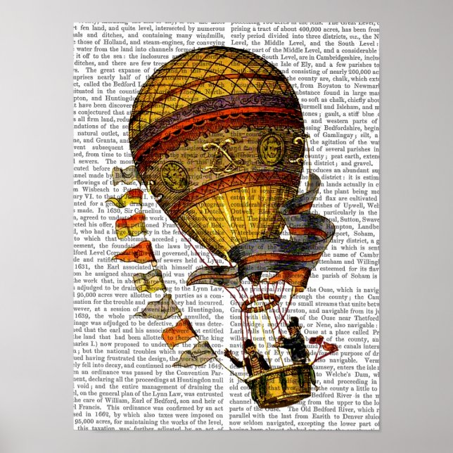 Le Pilote Hot Air Balloon Poster (Front)