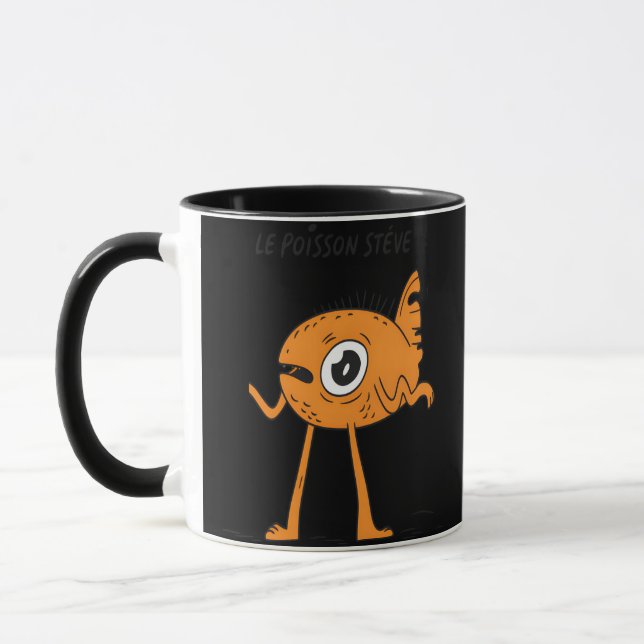 Le Poisson Steve Cute & Funny Mug (Left)