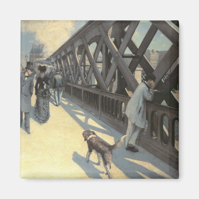 Le Pont de L'Europe, 1876 Magnet (Front)