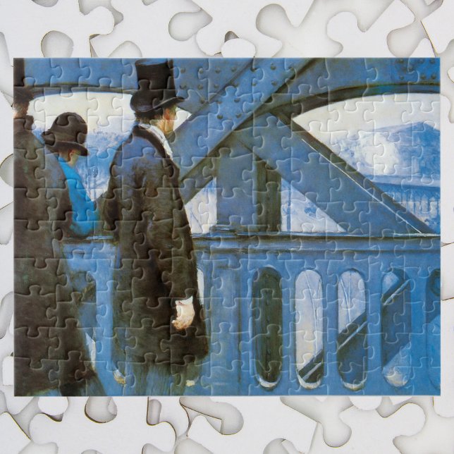 Le Pont de l'Europe by Gustave Caillebotte Jigsaw Puzzle (Creator Uploaded)