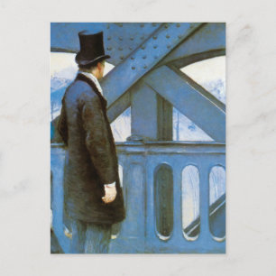Le Pont de l'Europe by Gustave Caillebotte Postcard