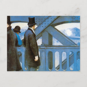 Le Pont de l'Europe by Gustave Caillebotte Postcard
