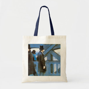 Le Pont de l'Europe by Gustave Caillebotte Tote Bag