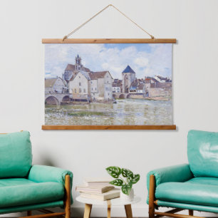 Le Pont de Moret, Alfred Sisley Hanging Tapestry