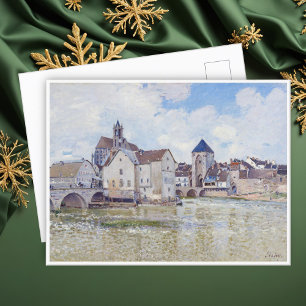 Le Pont de Moret, Alfred Sisley Postcard
