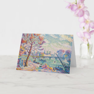 Le Pont Des Arts Paris   Paul Signac   Card