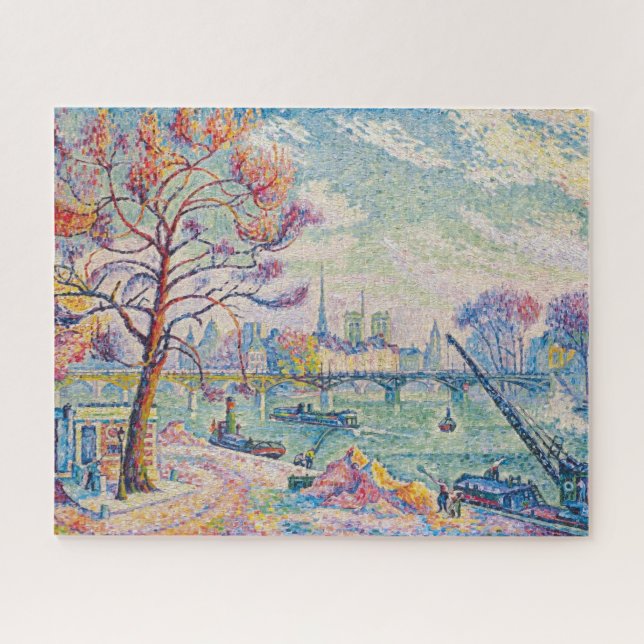 Le Pont Des Arts Paris | Paul Signac | Jigsaw Puzzle (Horizontal)