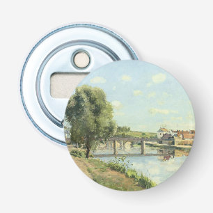 Le Pont Du Chemin De Fer Camille Pissarro Bottle Opener
