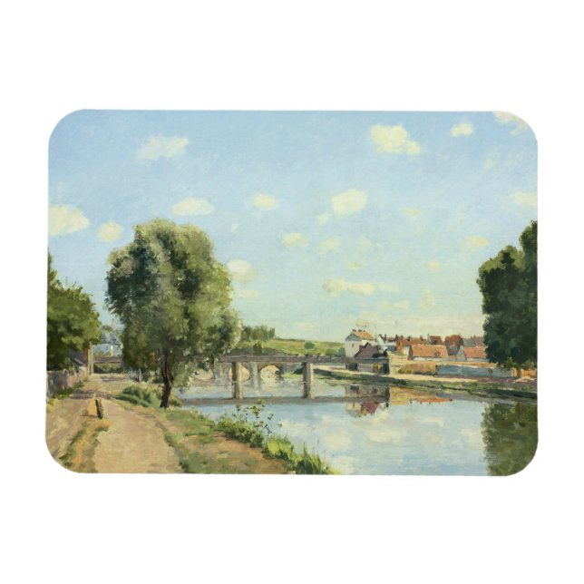Le Pont Du Chemin De Fer Camille Pissarro   Magnet (Horizontal)