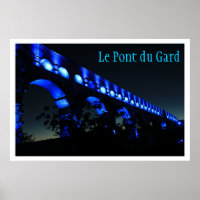 Le Pont du Gard Aqueduct Bridge, Paris France
