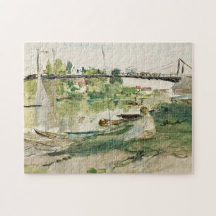 Le Pont sur l’Oise Berthe Morisot Jigsaw Puzzle