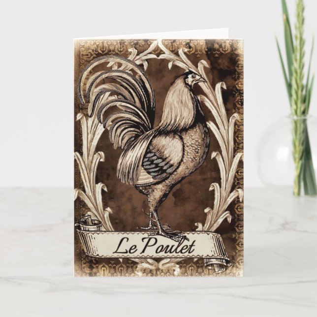Le Poulet Card (Front)