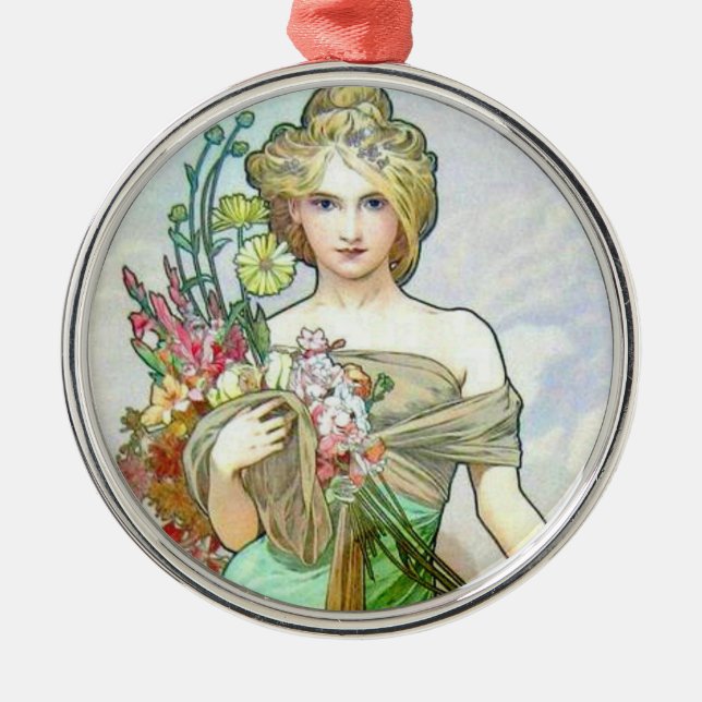 Le Printemps c1895 Metal Tree Decoration (Front)