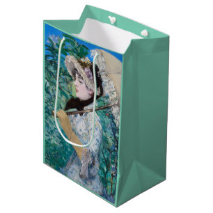 Le Printemps Manet Impressionist Art Painting Medium Gift Bag