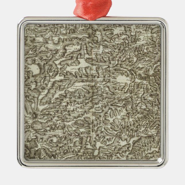 Le Puy Metal Tree Decoration (Front)