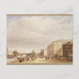 Le Quai d'Orsay, 1839 Postcard