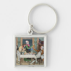 Le Restaurant, pub. by Rodwell and Martin, 1820 (c Key Ring