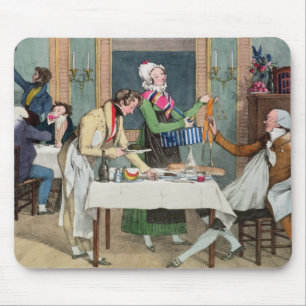 Le Restaurant, pub. by Rodwell and Martin, 1820 (c Mouse Mat