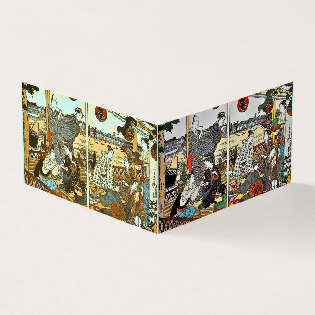 Le Restaurant Shikian, version Comics Business Card (Outside)