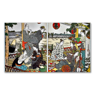 Le Restaurant Shikian, version Comics Magnetic Business Card