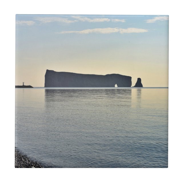 Le Rocher Perce Gaspesie Quebec Canada Tile (Front)