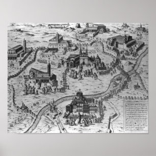 Le Sette Chiesa di Roma, 1575 Poster