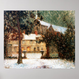 Le Sidaner: House in Snow Poster