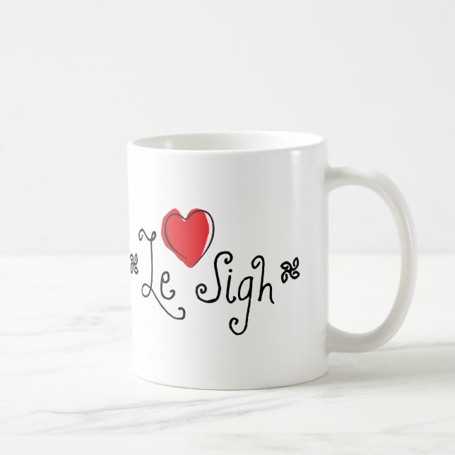Le Sigh Coffee Mug (Right)