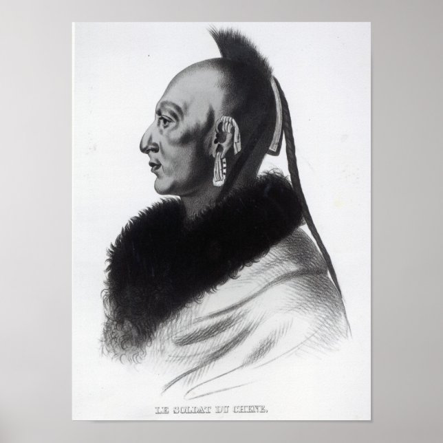 Le Soldat du Chene, an Osage Chief Poster (Front)